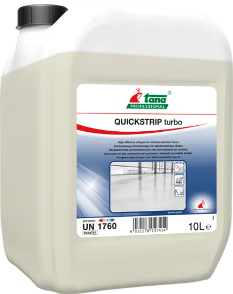 QUICKSTRIP turbo — מסיר ווקס לרצפות PVC, מכל 10 ליטר